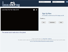 Tablet Screenshot of localstripfan.com